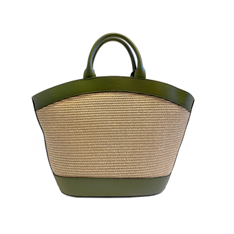 Victoire rafia verde oliva