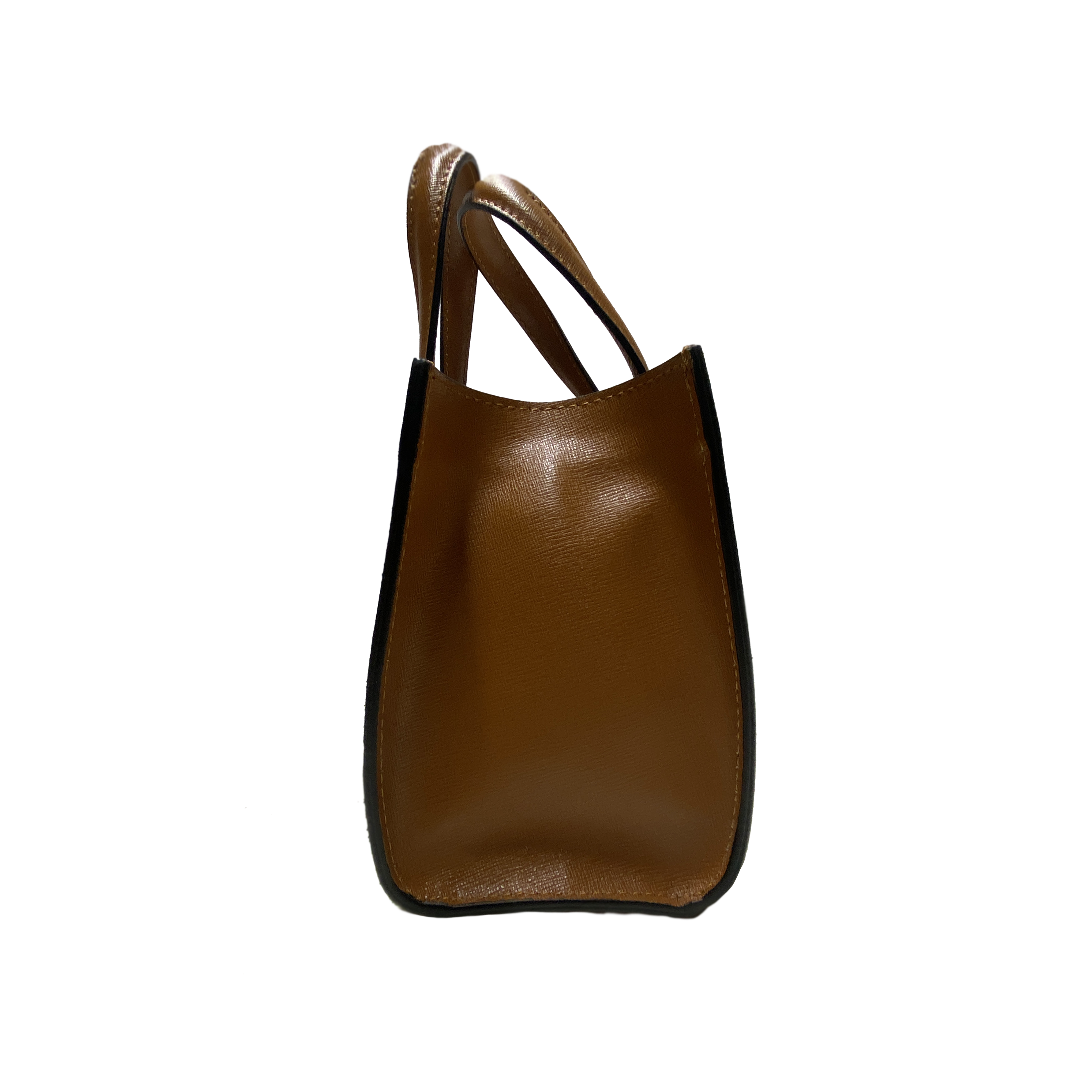 Mini Sophie suede cammello