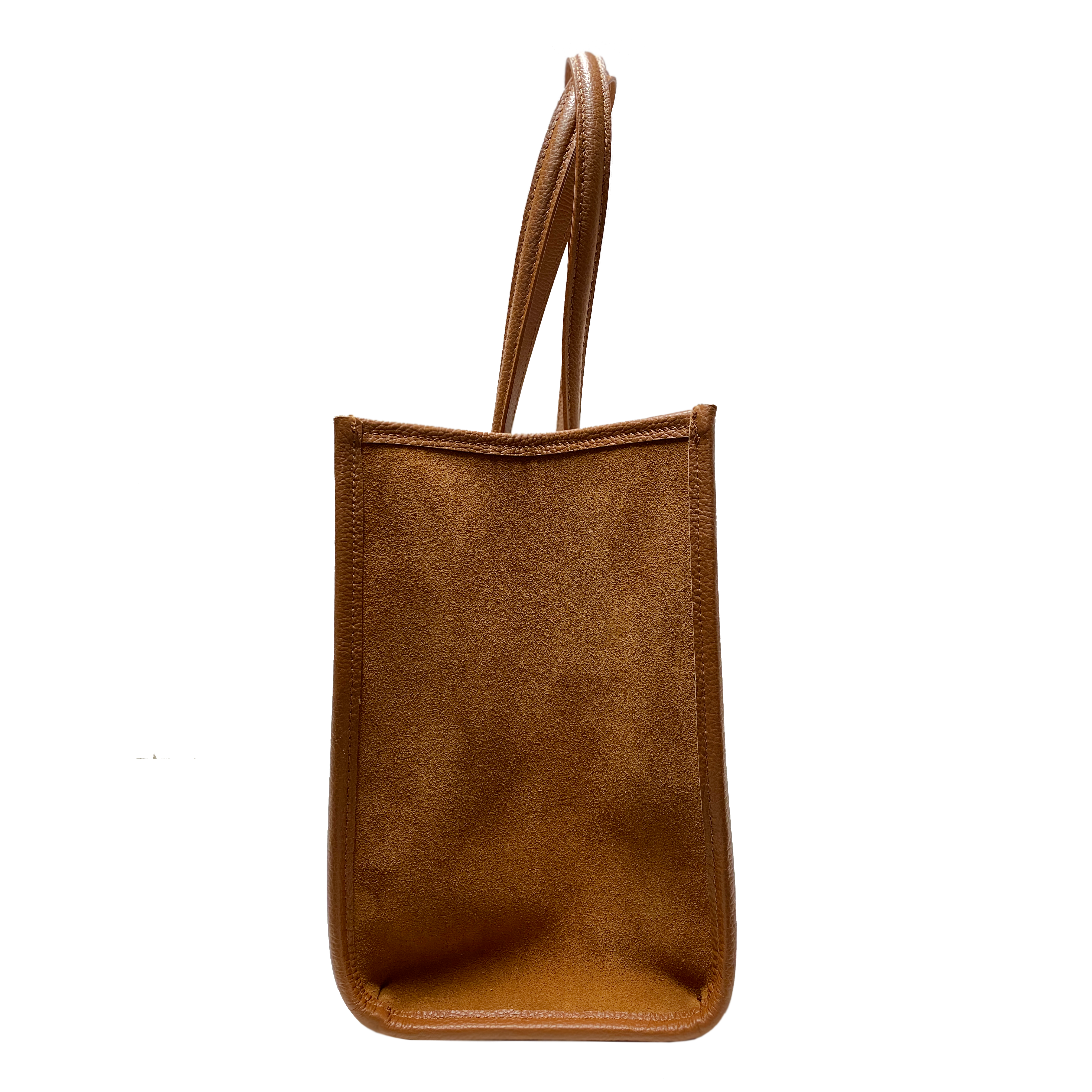 Camille camel suede, camel leather