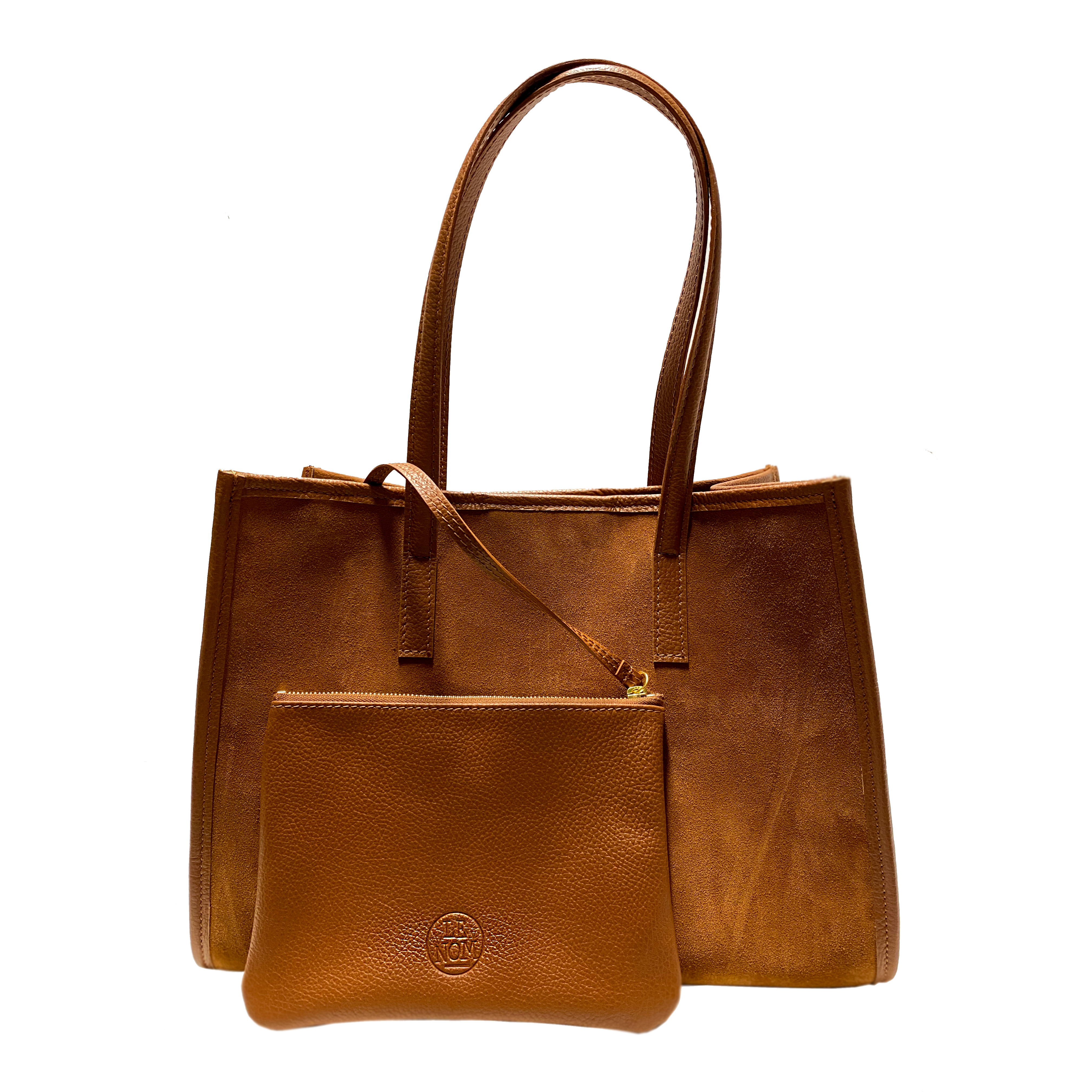 Camille camel suede, camel leather