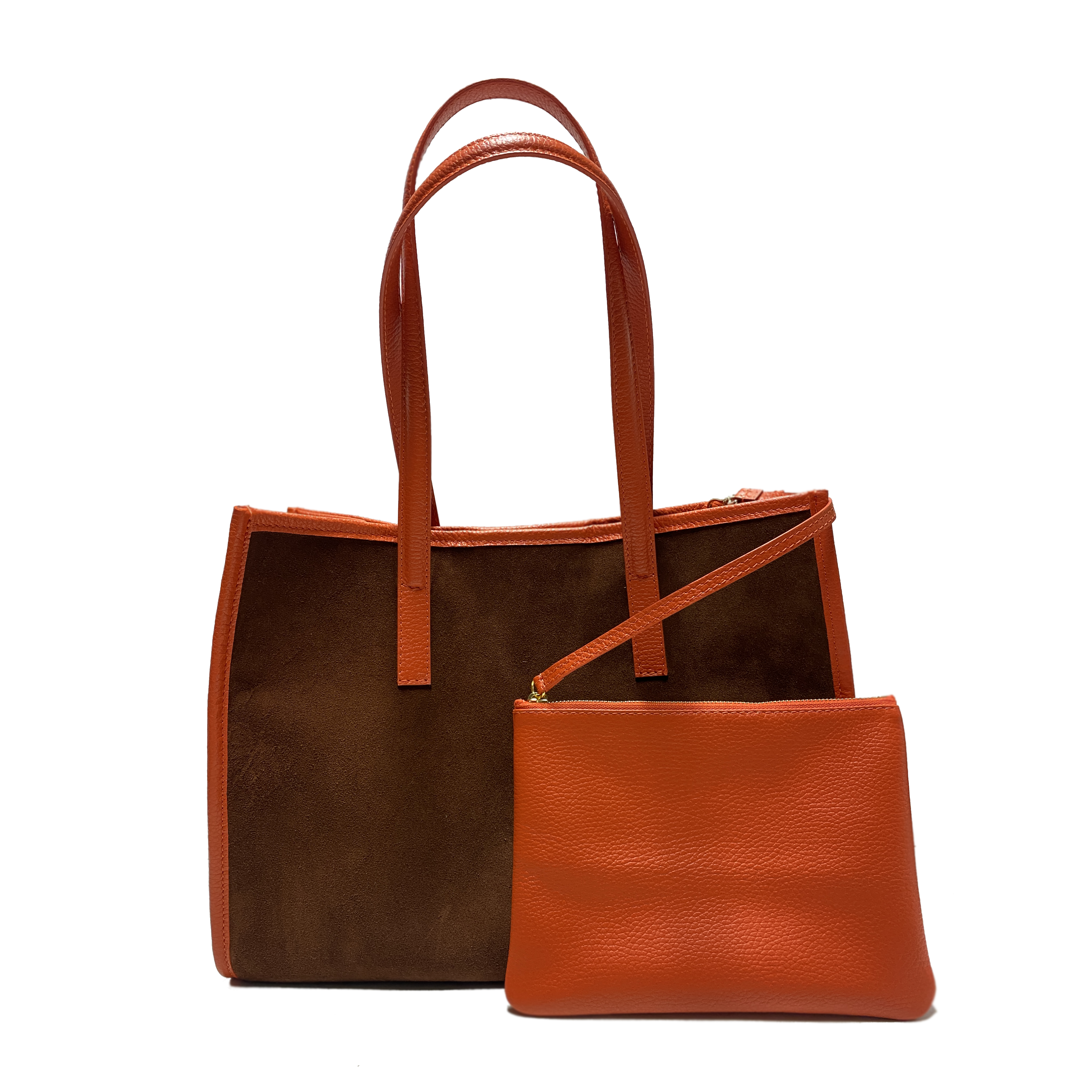Camille suede arancione