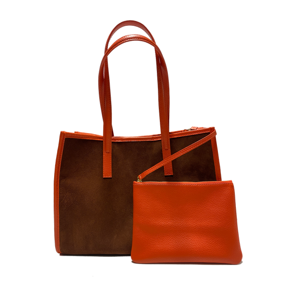 Camille suede arancione