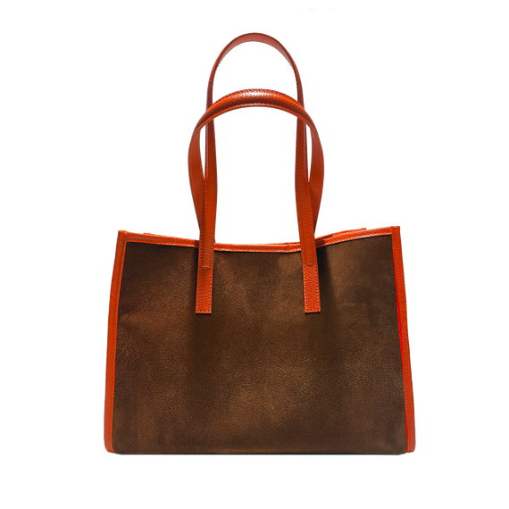 Camille suede arancione