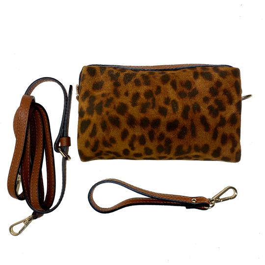 Virginie suede animalier