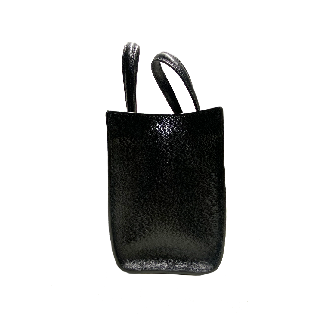 Mini Sophie suede nero