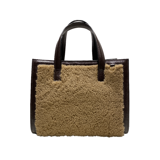 Sophie shearling marrone